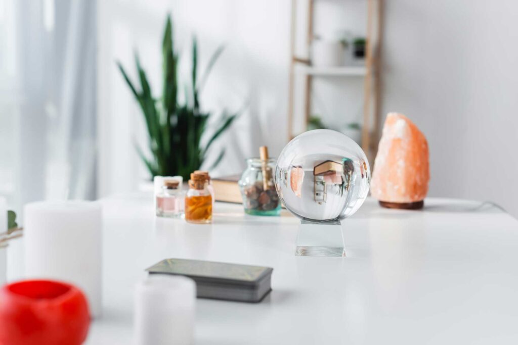 orb candles and tarot cards on table 2023 11 27 04 55 11 utc